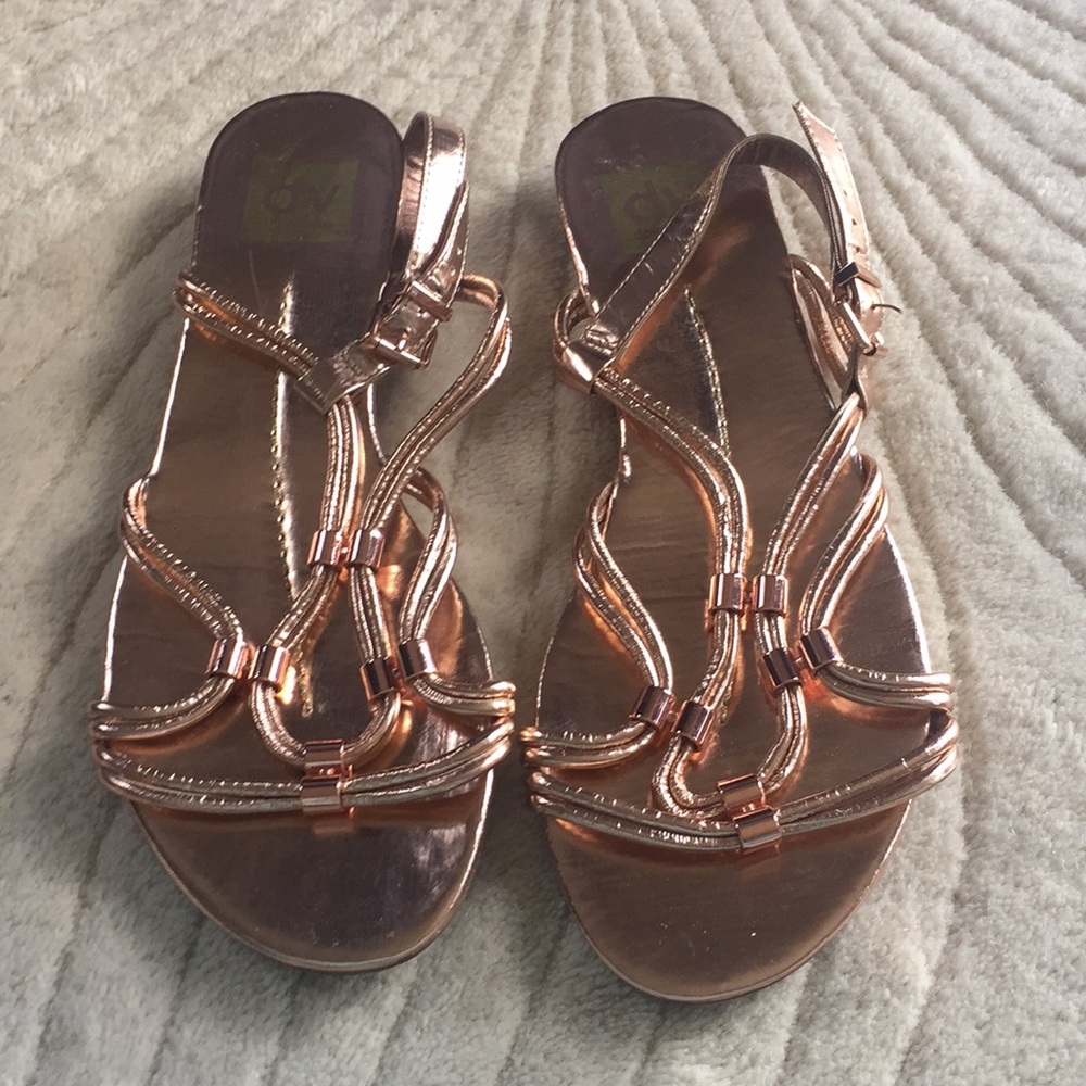 Dolce vita rose gold sandals